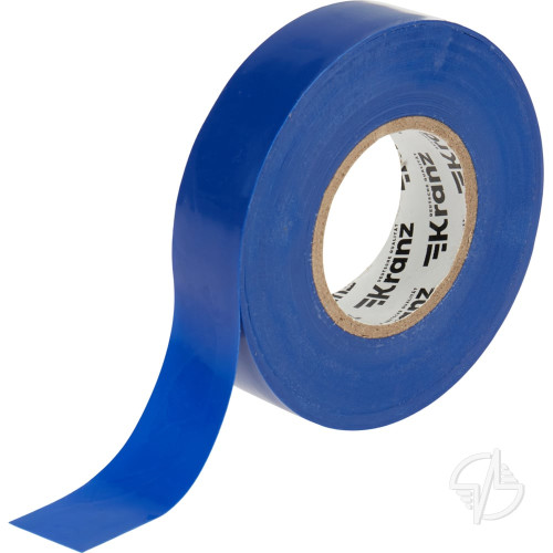 Изолента ПВХ KRANZ профессиональная, 0.18х19 мм, 20 м, синяя (KR-09-2805)