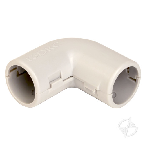 Угол Г-образный 90 градусов 20мм для гладкой жёсткой трубы DKC (50520)