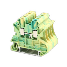 Клемма заземления , винтовой зажим, 2 точки подключения, 2.5 кв.мм (TUR-2.5-PE) Клемма заземления , винтовой зажим, 2 точки подключения, 2.5 кв.мм (TUR-2.5-PE)