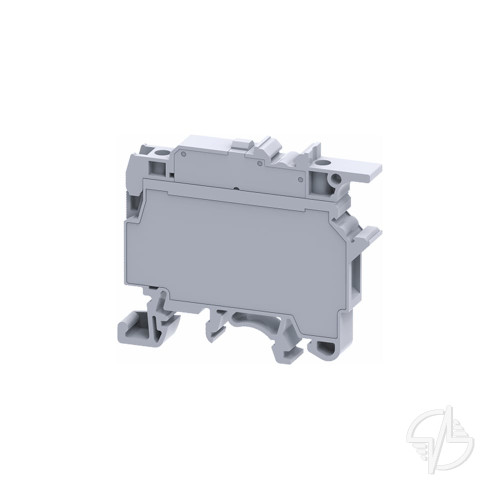 Клемма для предохранителей 5x20, 4 кв.мм винтовая серая OptiClip КЭАЗ (289796)