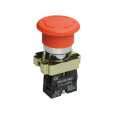 Кнопка управления LAY5-BS542 "Грибок" аварийная поворотная с фиксацией IEK