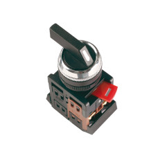 Переключатель АLСLR-22 на 3 положения "I-O-II" 1з+1р черный IEK Переключатель АLСLR-22 на 3 положения "I-O-II" 1з+1р черный IEK