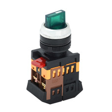 Переключатель АNС-22-2 на 2 положения "I-O" 1з+1р неон/240В зеленый IEK Переключатель АNС-22-2 на 2 положения "I-O" 1з+1р неон/240В зеленый IEK