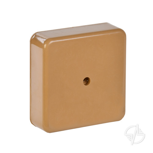 Коробка клеммная 75х75х20 светло-коричневая IP20 КМ41212-03