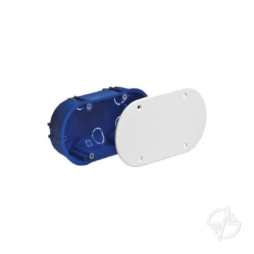 Коробка разветвительная в бетон с крышкой 140х65x45 RUVinil (10141)