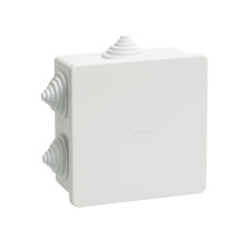 Коробка распаячная КМ41235 для о/п 85х85х40мм IP44 (RAL7035, 6 гермовводов) IEK