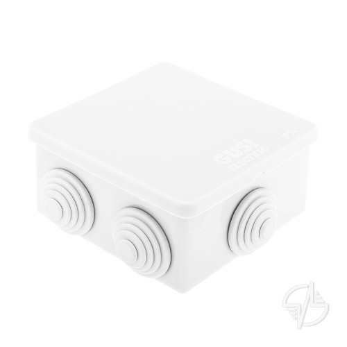 Коробка распределительная ОП 80х80х40мм IP54 белый GUSI (С3В86 Б Евро)