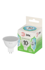 Лампа светодиодная LED 10 Вт 1000Лм 4000К MR16-10W-840-GU5.3 GU5.3 софит яркий белый свет Green Line (Б0067064)