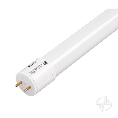 Лампа светодиодная LED 10Вт T8 600 GL 10w FROST 6500K 230V/50Hz (стекло) Jazzway