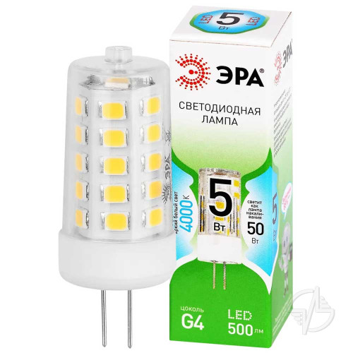 Лампа светодиодная LED 7Вт 700Лм 6500К G4-JC-7W-865-12V G4 капсула холодный дневной свет Green Line (Б0067194)
