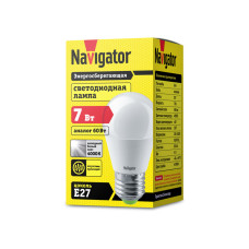 Лампа светодиодная LED 7вт E27 белый 4000K шар (94469 NLL-G45)