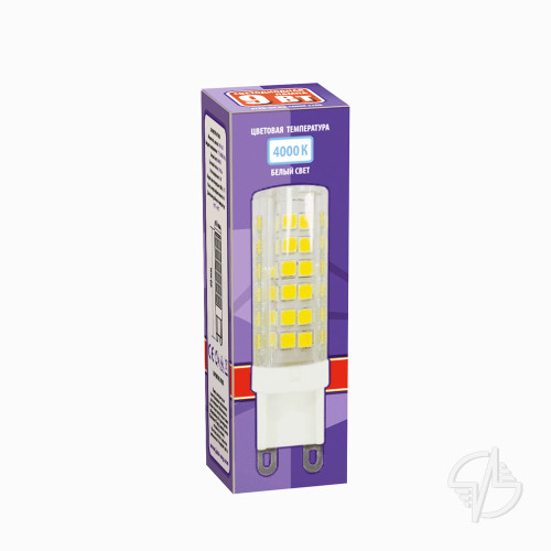 Лампа светодиодная LED 9Вт G9 нейтральный свет 4000К JazzWay/Power (5001008)