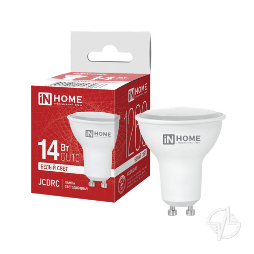 Лампа светодиодная LED-JCDRC-VC 14Вт 230В GU10 4000К 1260лм IN HOME (4690612047966)