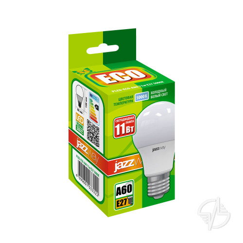 Лампа светодиодная PLED-ECO-А60 11W 5000K jazzway (1033222)
