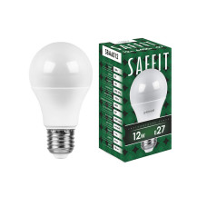Лампа светодиодная SAFFIT SBA6012 Шар E27 12W 6400K (55009)