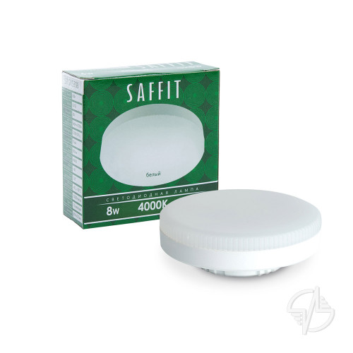 Лампа светодиодная SAFFIT SBGX5308 GX53 8W 4000K (55186)