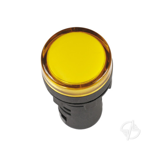 Лампа AD22DS(LED)матрица d=22мм желтый 12В AC/DC IEK (BLS10-ADDS-012-K05)