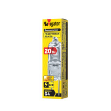 Лампа галогенная Navigator 20вт 12в G4 капсульная (94210)