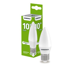 Лампа светодиодная C35 свеча 10Вт 230В 4000К E27 GENERICA (LL-C35-10-230-40-E27-G) Лампа светодиодная C35 свеча 10Вт 230В 4000К E27 GENERICA (LL-C35-10-230-40-E27-G)
