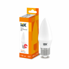 Лампа светодиодная ECO C35 свеча 7Вт 230В 3000К E27 IEK (LLE-C35-7-230-30-E27) Лампа светодиодная ECO C35 свеча 7Вт 230В 3000К E27 IEK (LLE-C35-7-230-30-E27)