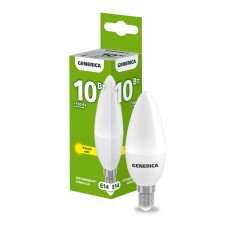 Лампа светодиодная C35 свеча 10Вт 230В 3000К E14 GENERICA (LL-C35-10-230-30-E14-G) Лампа светодиодная C35 свеча 10Вт 230В 3000К E14 GENERICA (LL-C35-10-230-30-E14-G)