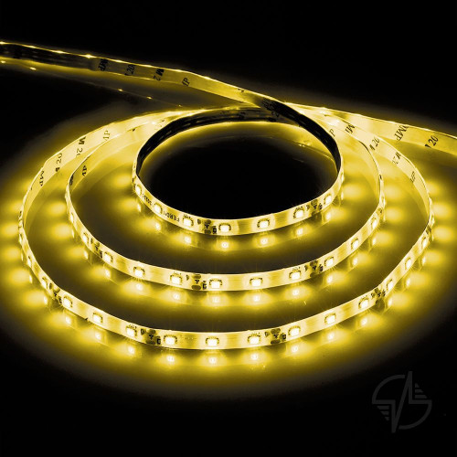 Cветодиодная LED лента Feron LS603, 60SMD(2835)/м 4.8Вт/м 5м IP20 12V желтый (27670)