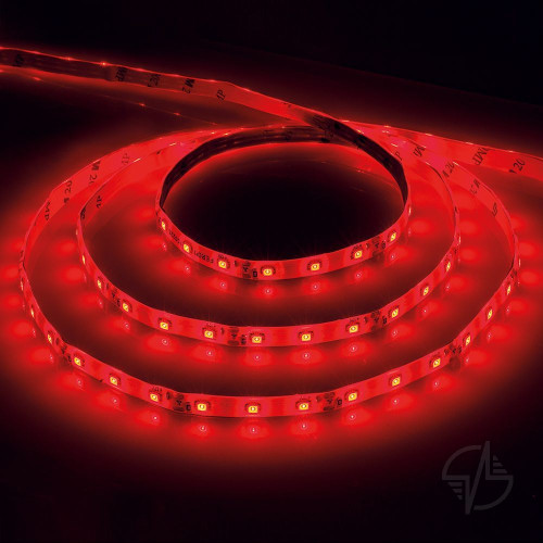 Cветодиодная LED лента Feron LS603, 60SMD(2835)/м 4.8Вт/м 5м IP20 12V красный (27672)