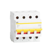 Выключатель нагрузки (мини-рубильник) ВН-32 4Р 100А IEK