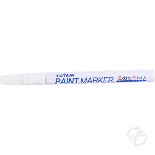 Маркер-краска Extra Fine Paint Marker белая, 1мм, нитро-основа (Б0048236)