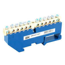 Шина нулевая на DIN-изолятор ШНИ-6х9-12-Д-С (YNN10-69-12D-K07) Шина нулевая на DIN-изолятор ШНИ-6х9-12-Д-С (YNN10-69-12D-K07)