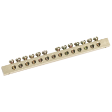 Шина PEN "земля-ноль" 6х9мм 8/1 (8групп/крепеж по центру) IEK Шина PEN "земля-ноль" 6х9мм 8/1 (8групп/крепеж по центру) IEK