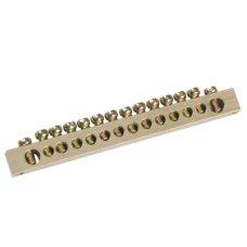 Шина PEN "земля-ноль" 8х12мм 14/2 (14групп/крепеж по краям) IEK Шина PEN "земля-ноль" 8х12мм 14/2 (14групп/крепеж по краям) IEK