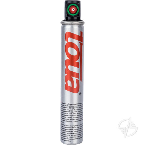 Баллон газовый на 1000 гвоздей 165A с зеленым клапаном. Премиум с ГТД (toua-fcg)