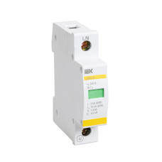 Ограничитель импульсных перенапряжений ОПС1-D 1Р In=5kA Un=230B Im=10kA IEK