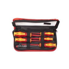 Набор диэлектрических отверток для работ под напряжением до 1000 В НИО-06 ПРОФИ (78617)