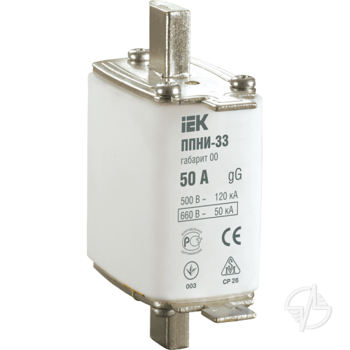 Плавкая вставка предохранителя ППНИ-37 габарит 2 100А IEK