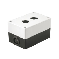 Корпус КП-102 на 2 кнопки белый IEK (BKP10-2-K01) Корпус КП-102 на 2 кнопки белый IEK (BKP10-2-K01)
