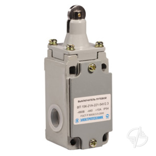 Выключатель путевой ВП15К-21А-221-54 У2.8 толкатель прямого действия IP54 Электротехник/ВП15К (ET512530)