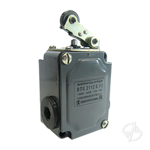 Выключатель путевой ВПК 2112Б У2 IP65 рычаг с роликом Электротехник/ВПК (ET001001)