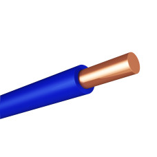 Провод ПУВ (ПВ1) 1х4 синий (голубой) Электрокабель (100000028877030020)