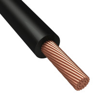 Провод силовой ПуГВ 1х10 черный ТРТС многопроволочный Электрокабель (00-00007407)