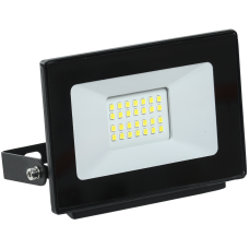 Прожектор светодиодный СДО 06-20 IP65 4000K черный IEK (LPDO601-20-40-K02)