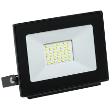 Прожектор светодиодный СДО 06-30 IP65 6500K черный IEK (LPDO601-30-65-K02)