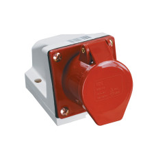 Розетка 115 стационарная 3Р+РЕ+N 16А 380В IP44 IEK