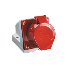 Розетка 125 стационарная 3Р+РЕ+N 32А 380В IP44 IEK (PSR12-032-5) Розетка 125 стационарная 3Р+РЕ+N 32А 380В IP44 IEK (PSR12-032-5)