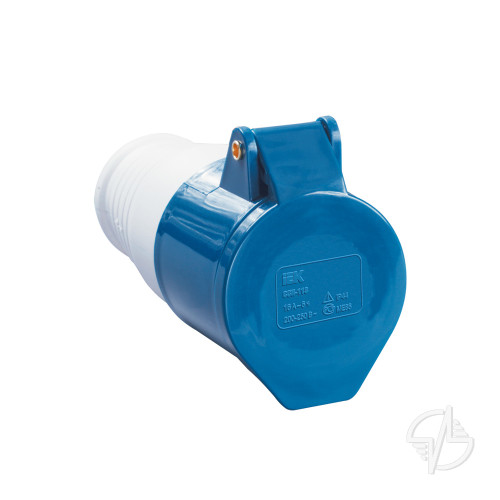 Розетка 223 переносная 2Р+РЕ 32А 220В IP44 IEK (PSR21-032-3)