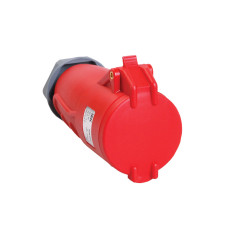 Розетка переносная ССИ-214 16А-6ч/380-415В 3Р+РЕ IP44 MAGNUM IEK Розетка переносная ССИ-214 16А-6ч/380-415В 3Р+РЕ IP44 MAGNUM IEK