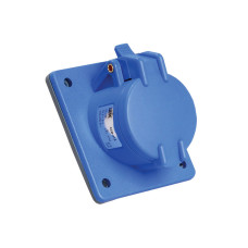 Розетка встраиваемая ССИ-413 16А-6ч/200-250В 2Р+PЕ IP44 MAGNUM IEK