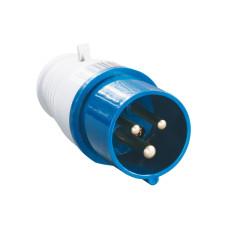 Вилка 013 2Р+РЕ 16А 220В IP44 IEK (PSR01-016-3)