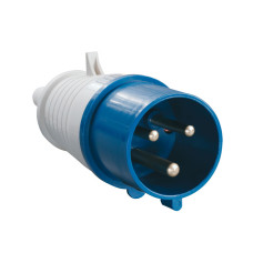 Вилка 023 2Р+РЕ 32А 220В IP44 IEK